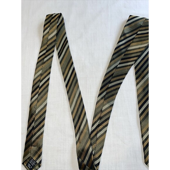 Roberto Villini Dress Tie Mens Size 59" Multicolor Striped 100% Silk Designer - Picture 5 of 12